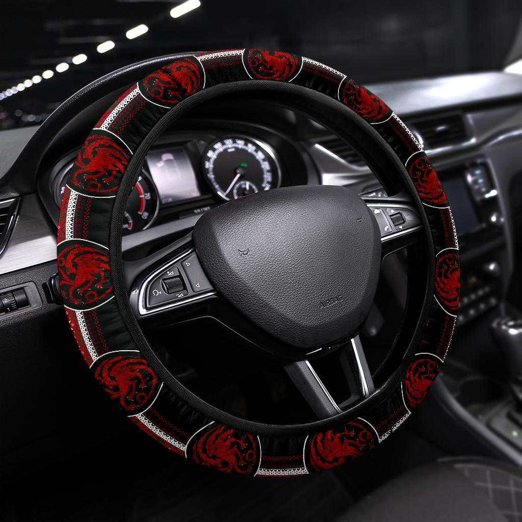 Game Of Thrones Targaryen Christmas Premium Custom Car Steering Wheel Cover