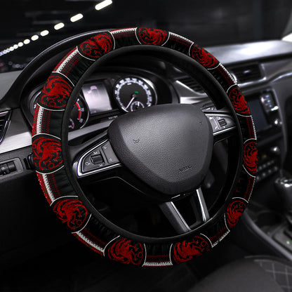Game Of Thrones Targaryen Christmas Premium Custom Car Steering Wheel Cover