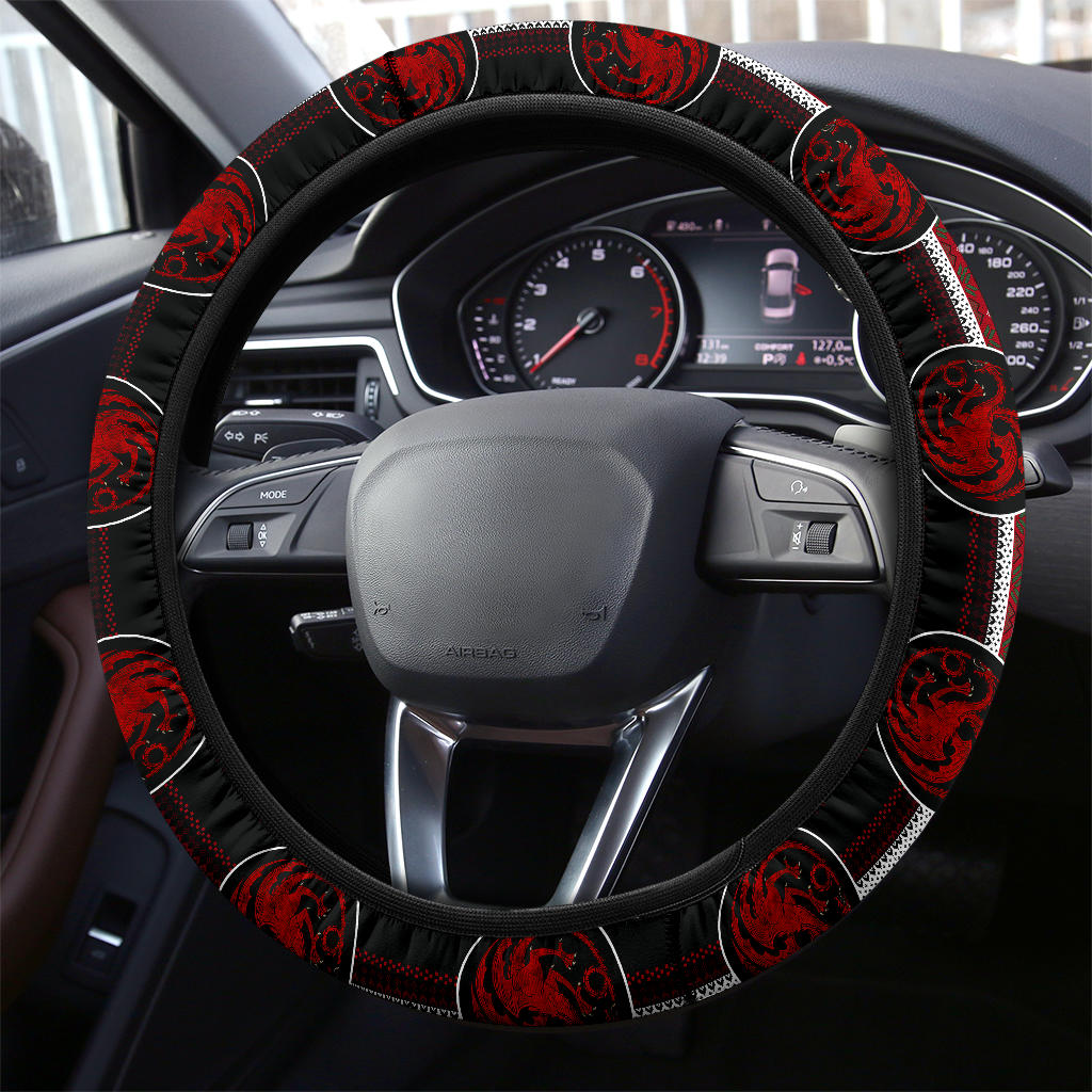 Game Of Thrones Targaryen Christmas Premium Custom Car Steering Wheel Cover