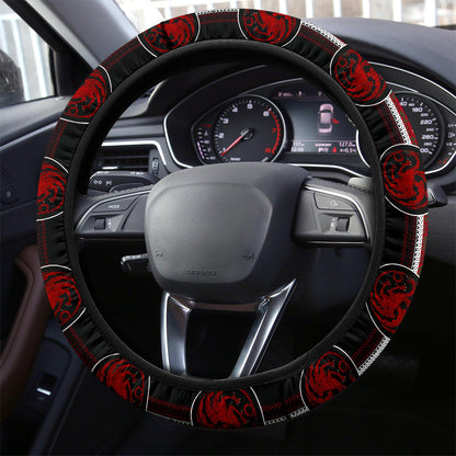 Game Of Thrones Targaryen Christmas Premium Custom Car Steering Wheel Cover