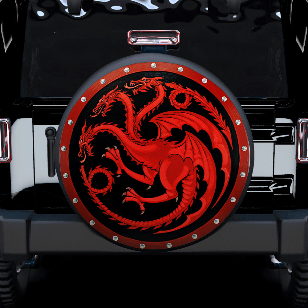 Game Of Thrones Targaryen Dragons Car Spare Tire Cover