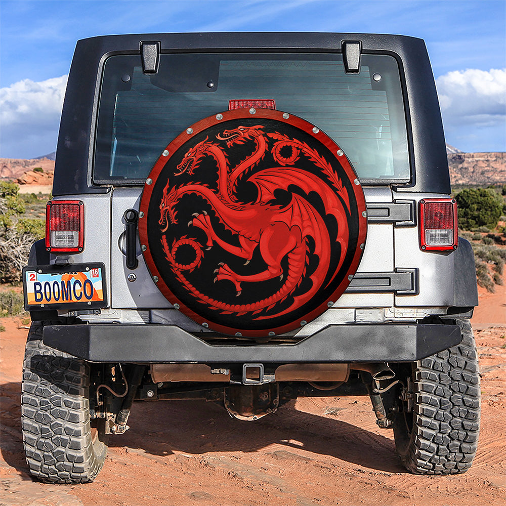Game Of Thrones Targaryen Dragons Car Spare Tire Cover