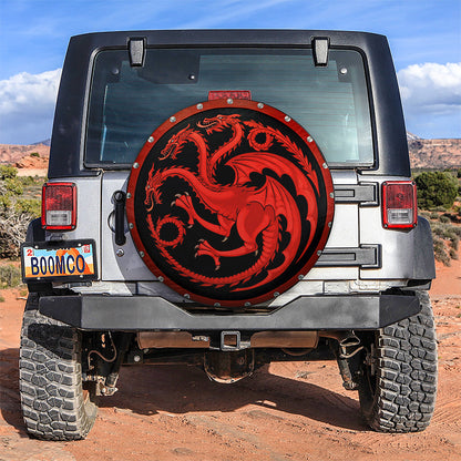 Game Of Thrones Targaryen Dragons Car Spare Tire Cover