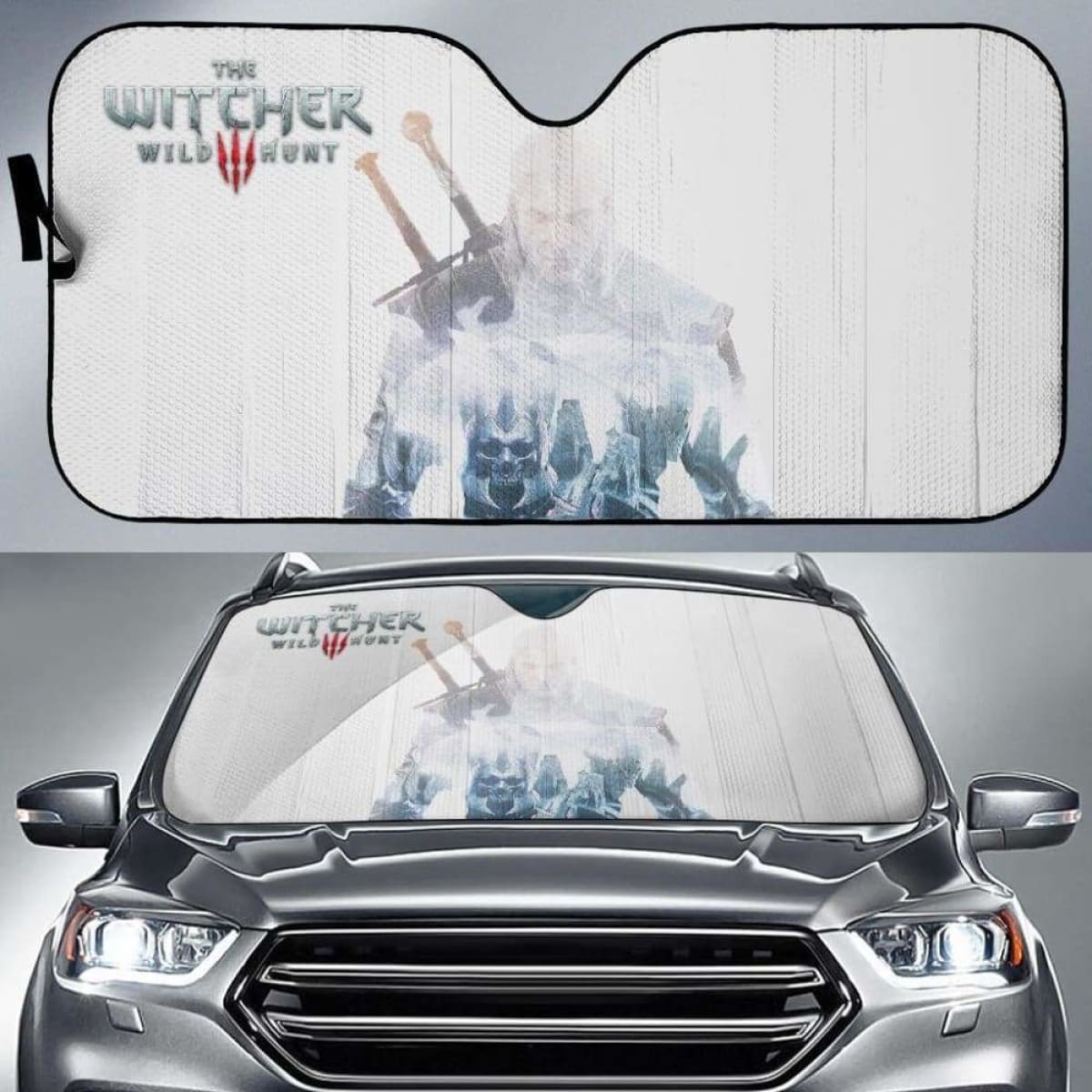 Game The Witcher 3: Wild Hunt Geralt Car Sun Shades Universal Fit 051012
