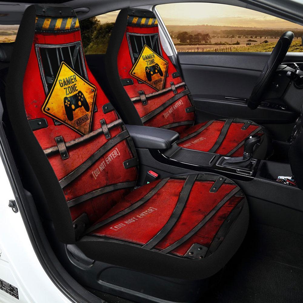 Game Zone Car Seat Covers Custom Gamer Car Accessories