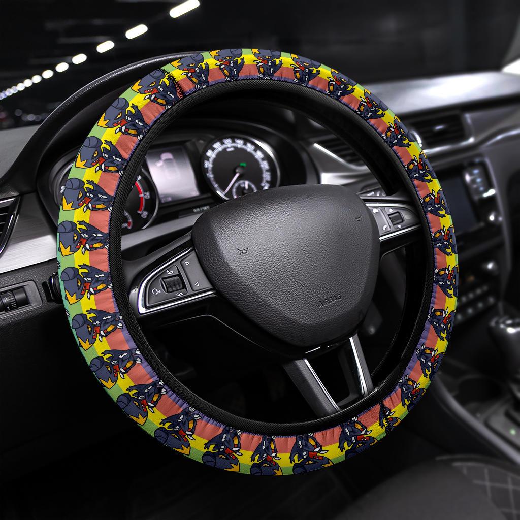 Garchomp Anime Custom Car Steering Wheel Cover