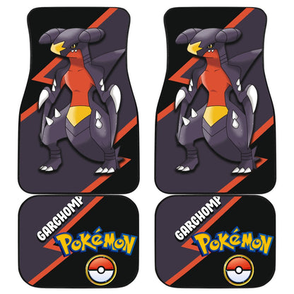 Garchomp Car Floor Mats Custom Anime Car Interior Accessories