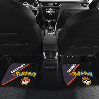 Garchomp Car Floor Mats Custom Anime Car Interior Accessories