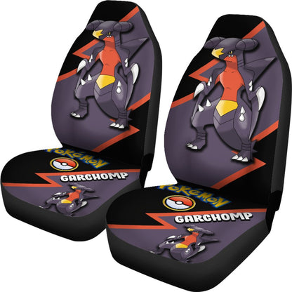 Garchomp Car Seat Covers Custom Anime Pokemon Car Accessories