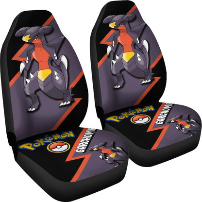 Garchomp Car Seat Covers Custom Anime Pokemon Car Accessories