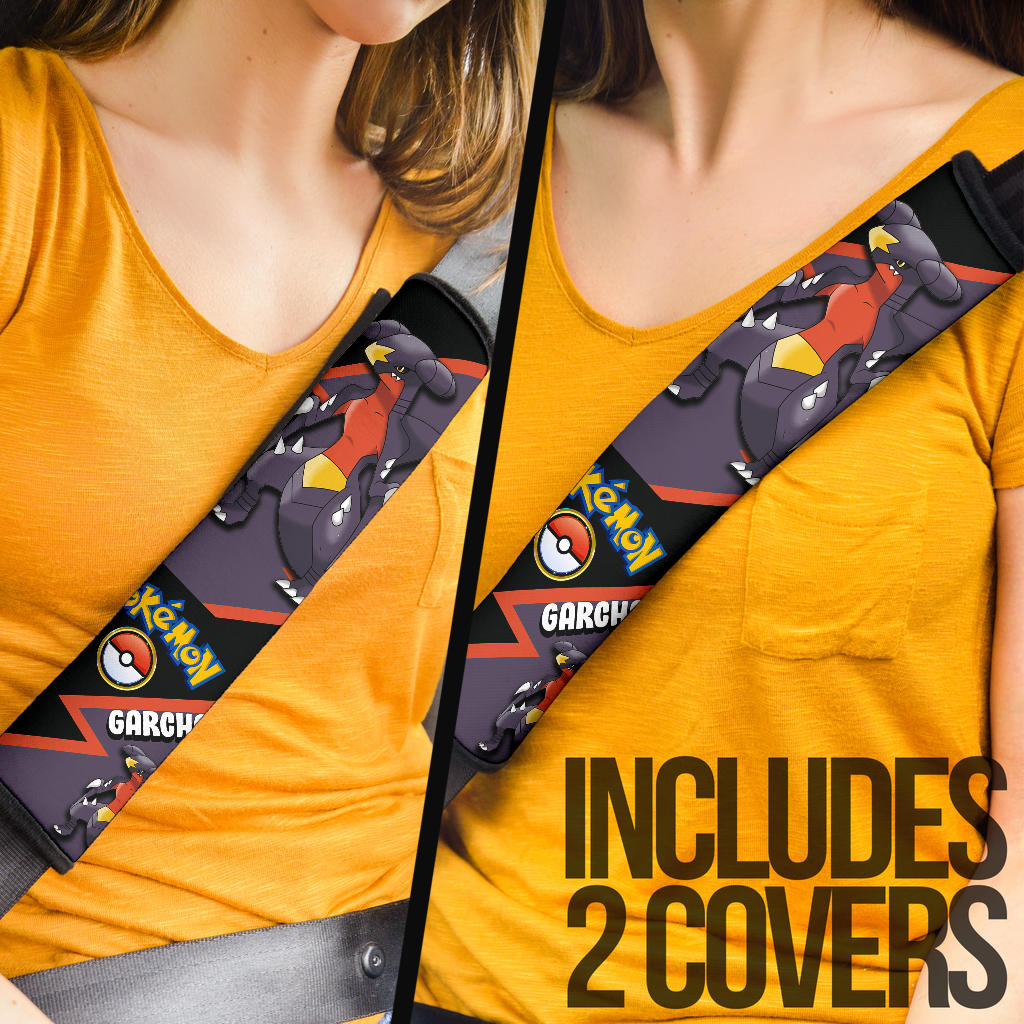 Garchomp car seat belt covers Anime Custom Car Accessories
