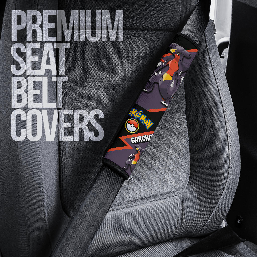 Garchomp car seat belt covers Anime Custom Car Accessories