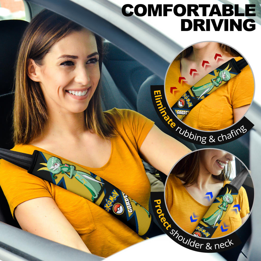 Gardevoir car seat belt covers Anime Custom Car Accessories