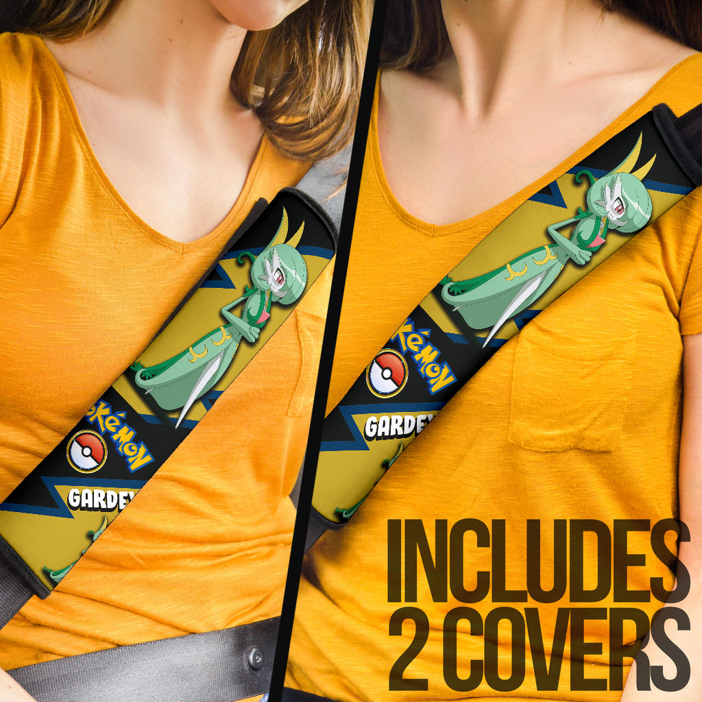 Gardevoir car seat belt covers Anime Custom Car Accessories
