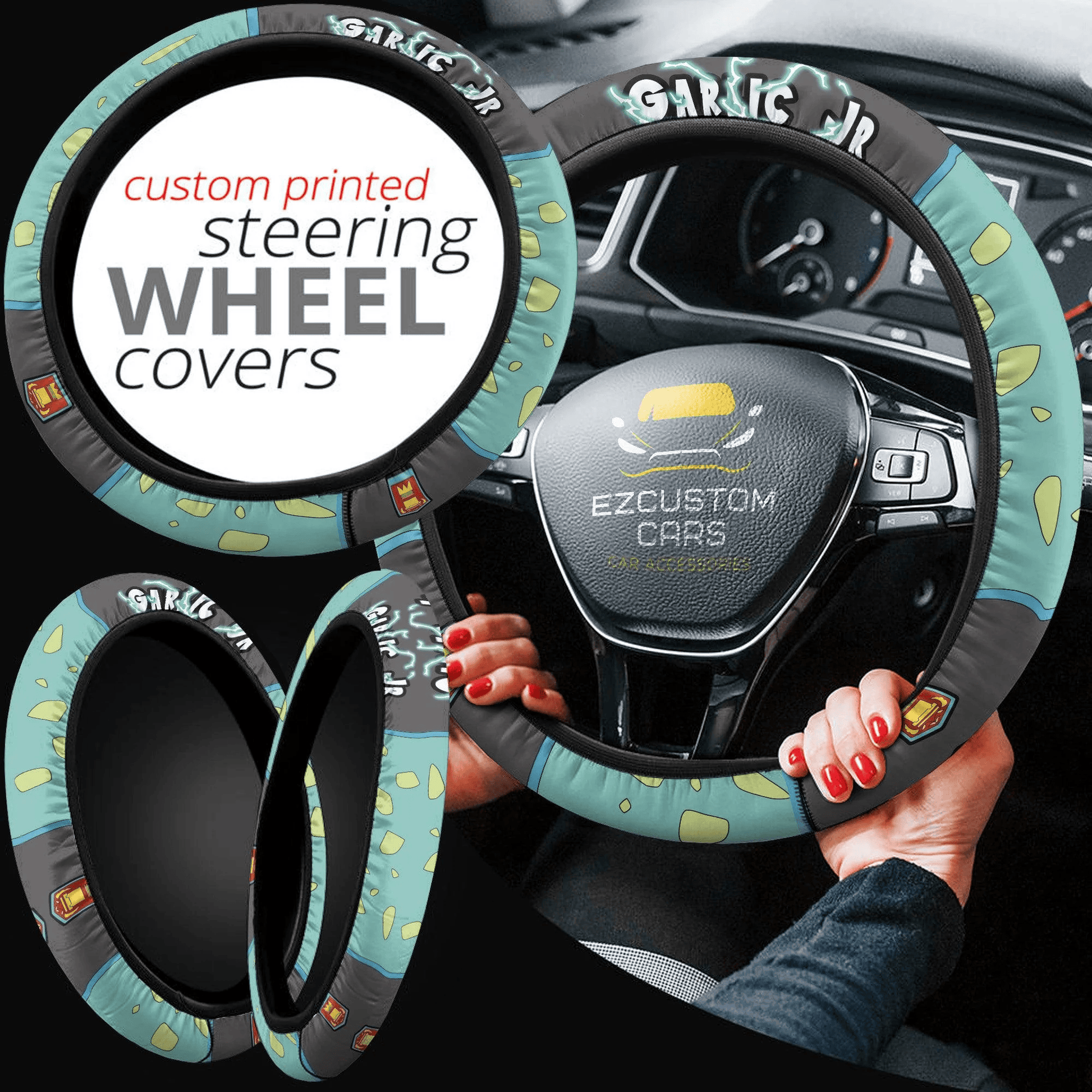 Garlic Jr Anime Steering Wheel Cover Custom Dragon Ball Anime Car Accessories