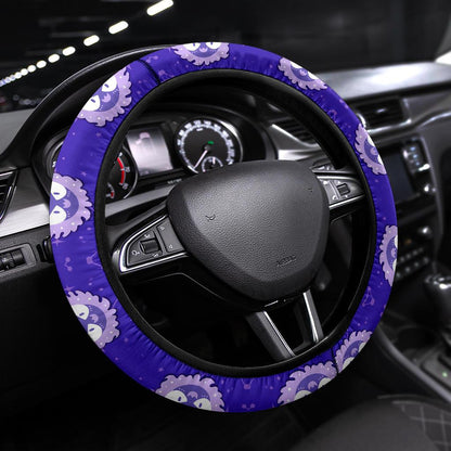 Gastly Dyed Car Steering Wheel Cover