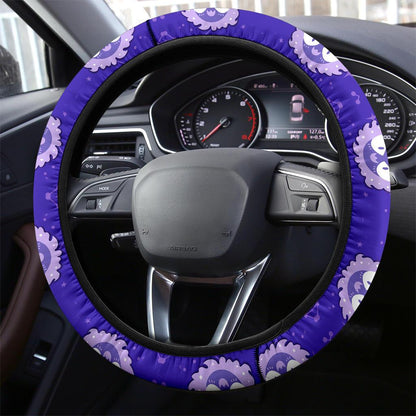 Gastly Dyed Car Steering Wheel Cover