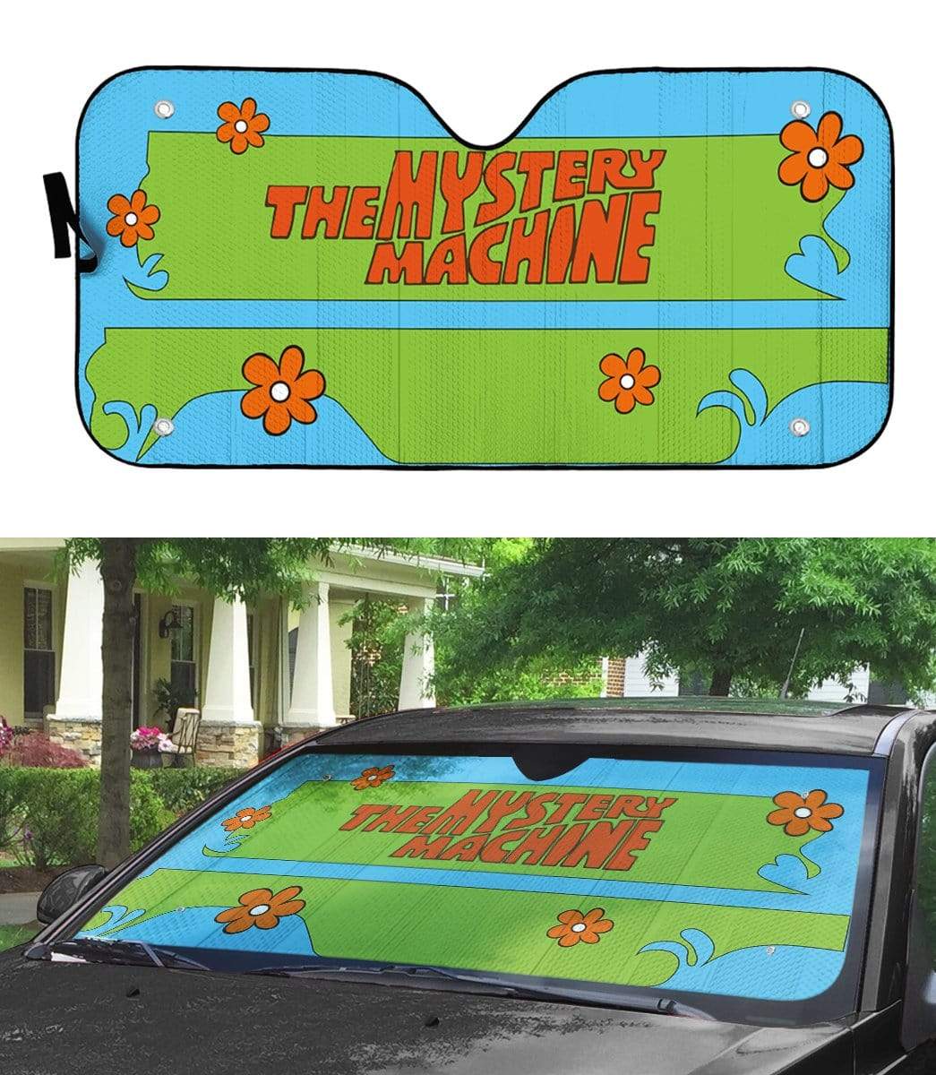 Gearhumans Geahuman 3D The Mystery Machine Custom Car Auto Sunshade