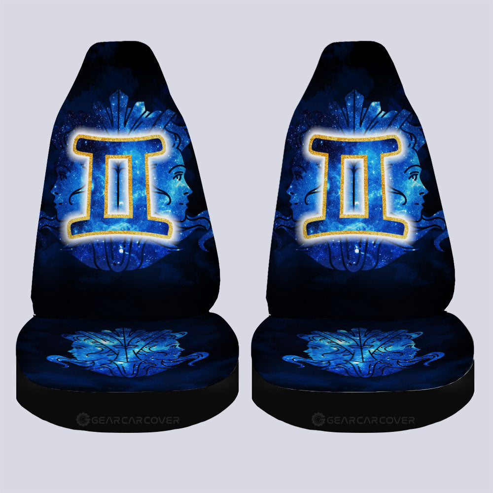 Gemini Car Seat Covers Custom Name Zodiac Car Accessories