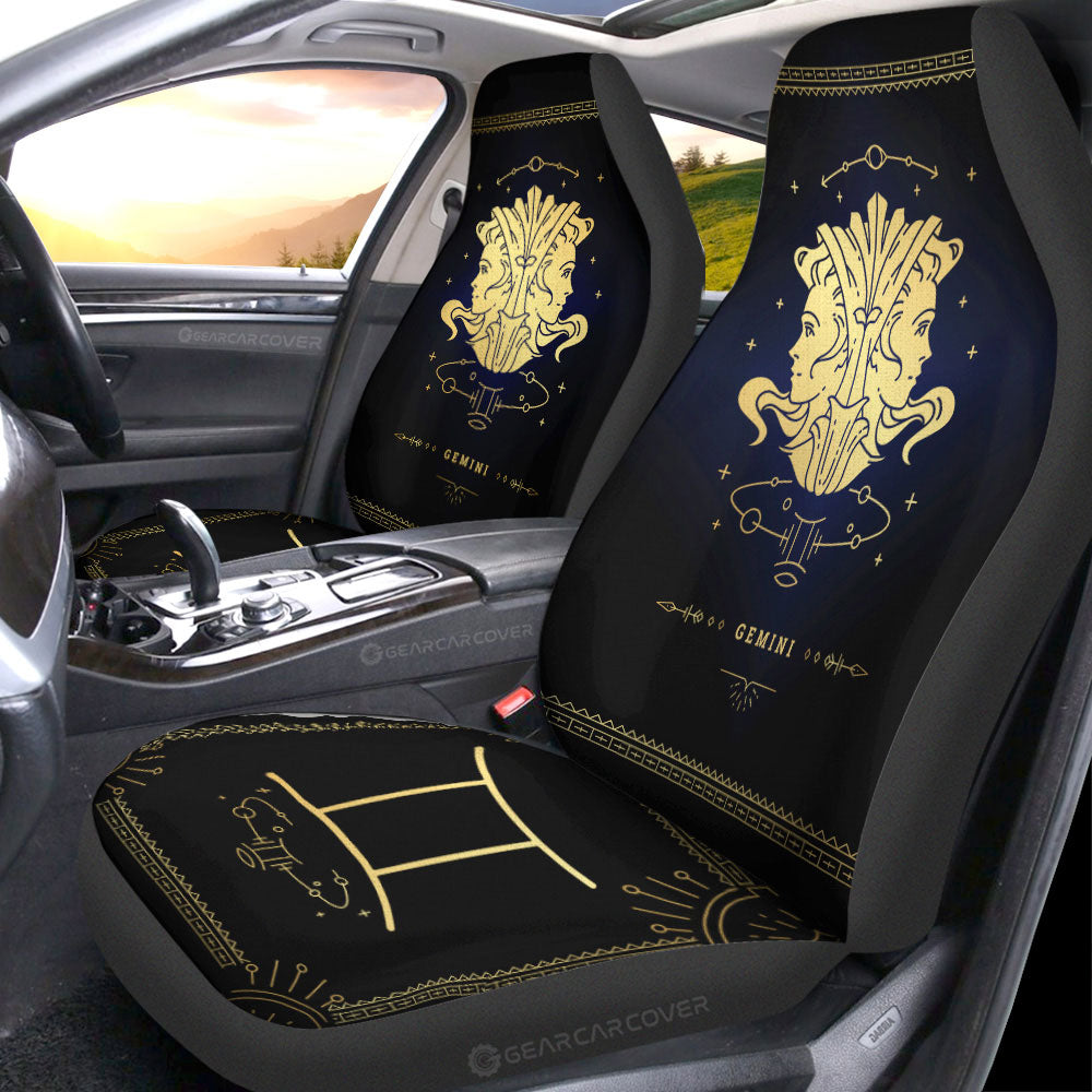 Gemini Car Seat Covers Custom Zodiac Car Accessories