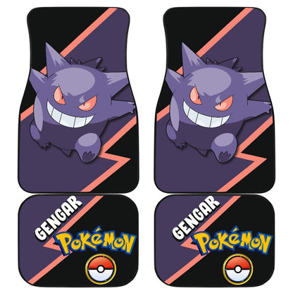 Gengar Car Floor Mats Custom Anime Car Interior Accessories
