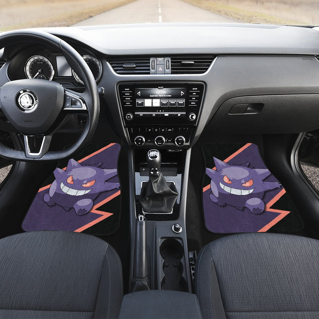 Gengar Car Floor Mats Custom Anime Car Interior Accessories