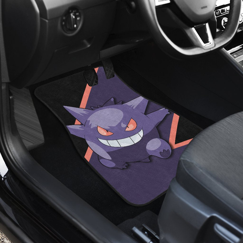 Gengar Car Floor Mats Custom Anime Car Interior Accessories