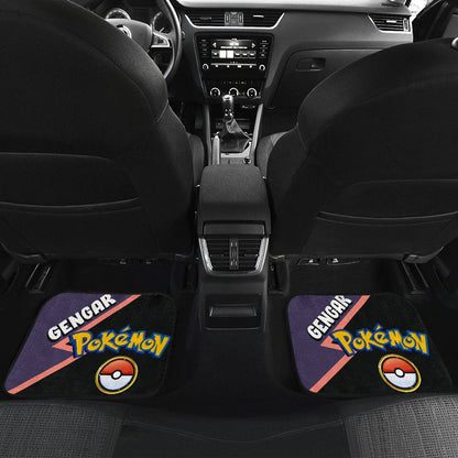 Gengar Car Floor Mats Custom Anime Car Interior Accessories