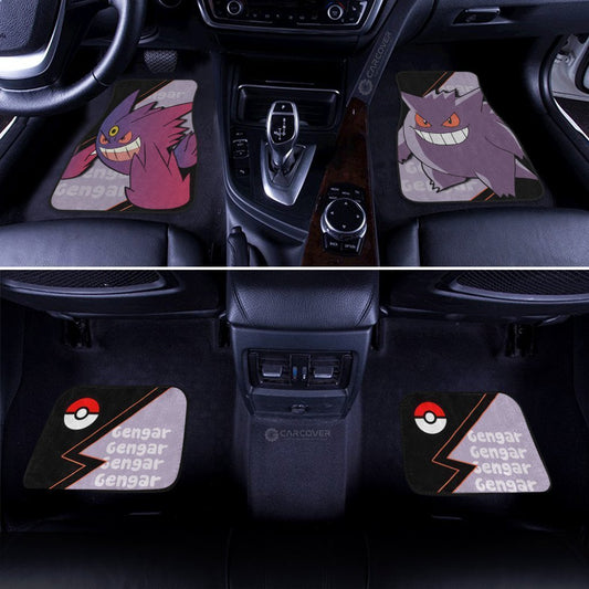 Gengar Car Floor Mats Custom Anime Car Interior Accessories