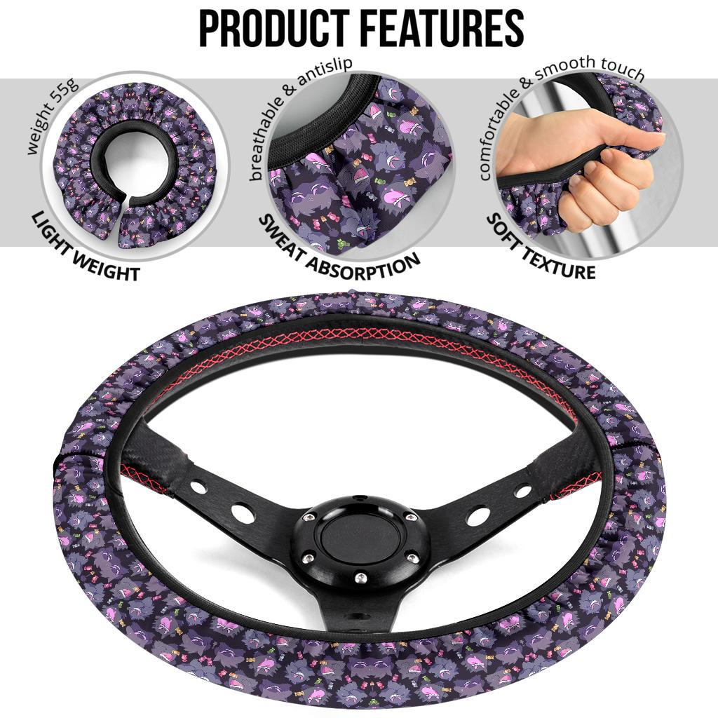 Gengar Car Steering Wheel Cover 2