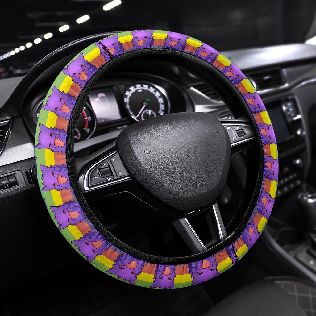 Gengar Car Steering Wheel Cover