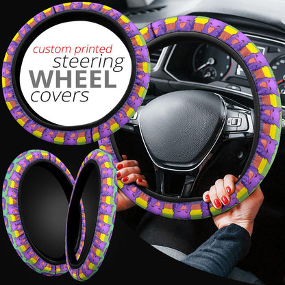 Gengar Car Steering Wheel Cover