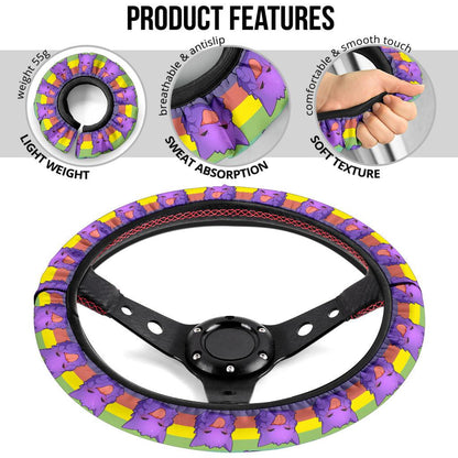 Gengar Car Steering Wheel Cover