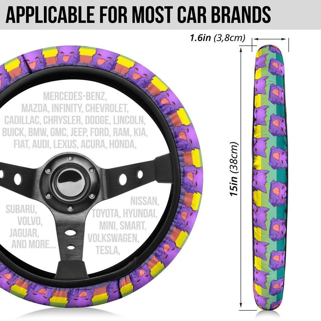 Gengar Car Steering Wheel Cover