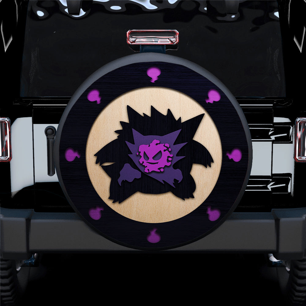 Gengar Evolution Jeep Car Spare Tire Cover