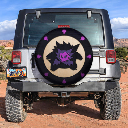 Gengar Evolution Jeep Car Spare Tire Cover