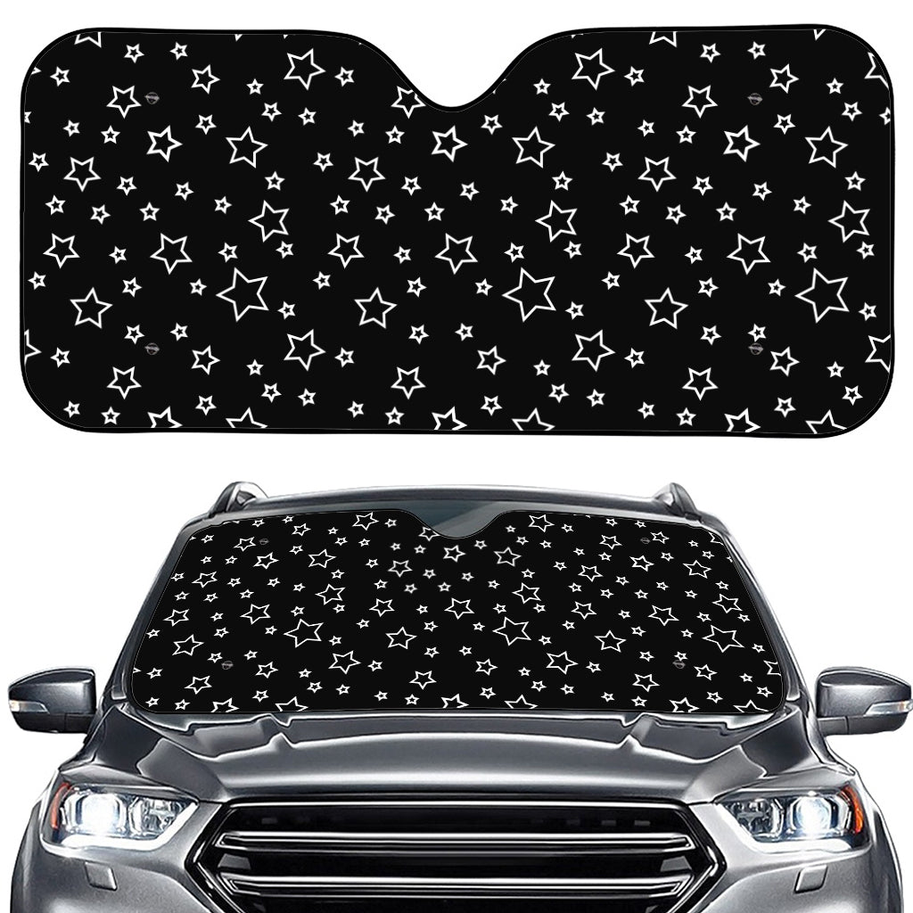 Geometric Star Pattern Print Car Windshield Sun Shade