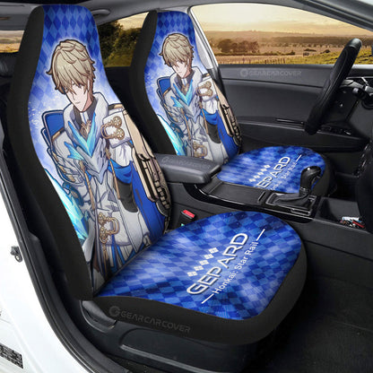 Gepard Car Seat Covers Custom Honkai Star Rail Car Accessories