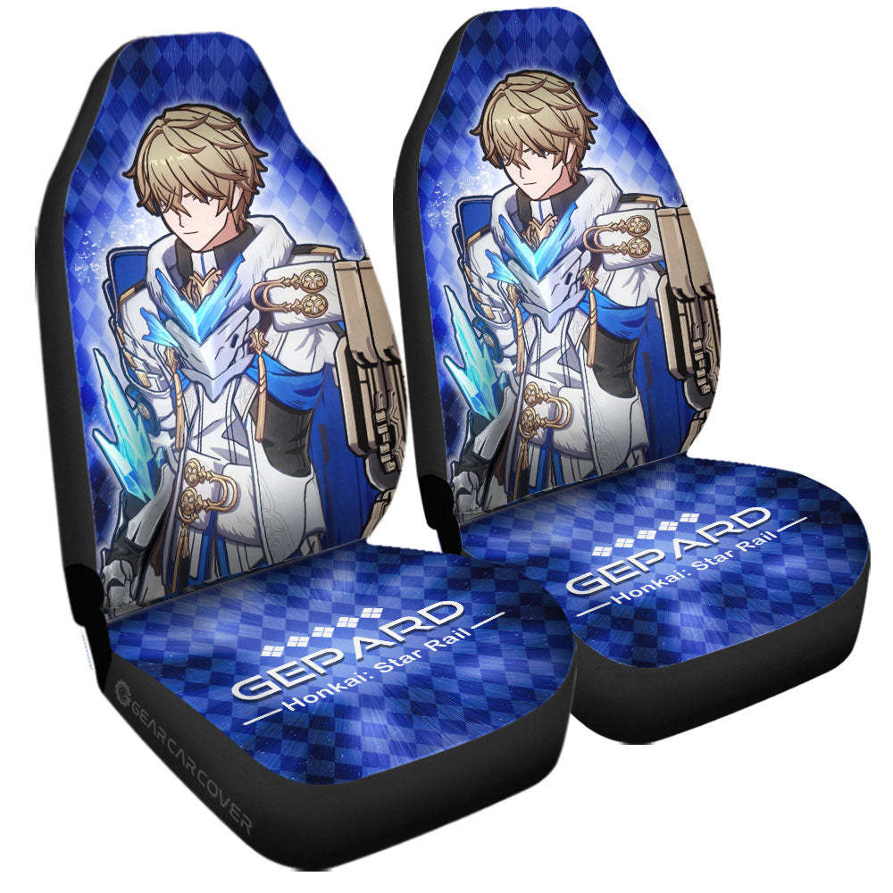 Gepard Car Seat Covers Custom Honkai Star Rail Car Accessories