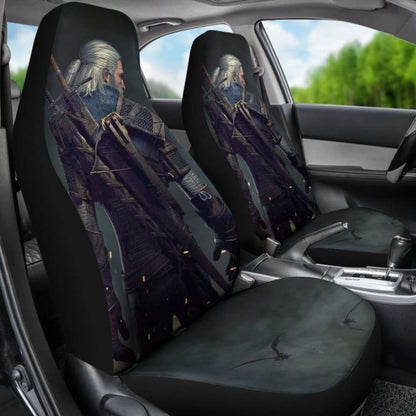 Geralt Car Seat Covers The Witcher 3: Wild Hunt Game Fan Gift Universal Fit 051012