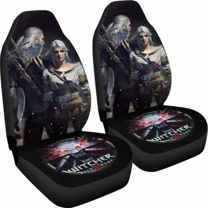 Geralt & Ciri Car Seat Covers The Witcher 3: Wild Hunt Game Universal Fit 051012