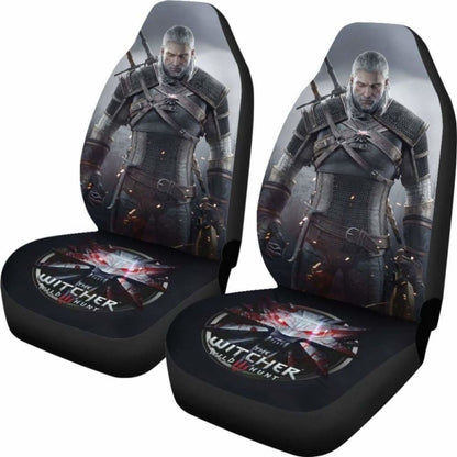 Geralt Logo The Witcher 3: Wild Hunt Game Car Seat Covers Universal Fit 051012