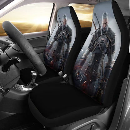 Geralt Of Rivia The Witcher Movie Seat Covers Amazing Best Gift Ideas 2020 Universal Fit 090505