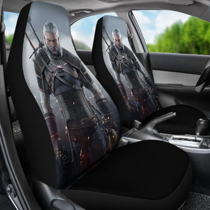 Geralt Of Rivia The Witcher Movie Seat Covers Amazing Best Gift Ideas 2020 Universal Fit 090505