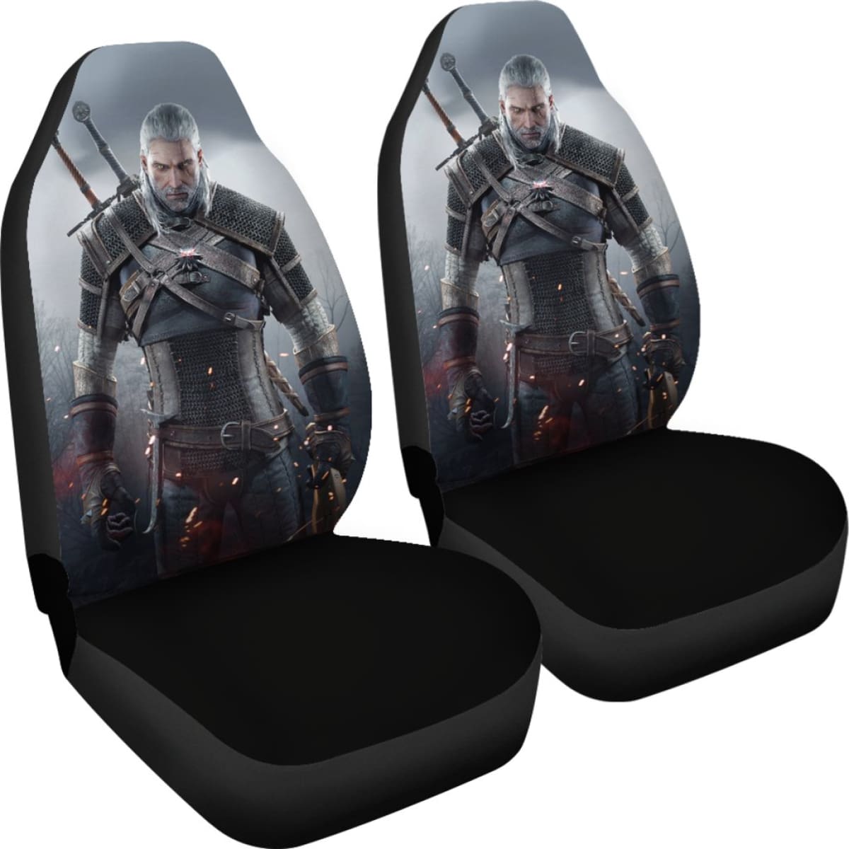 Geralt Of Rivia The Witcher Movie Seat Covers Amazing Best Gift Ideas 2020 Universal Fit 090505