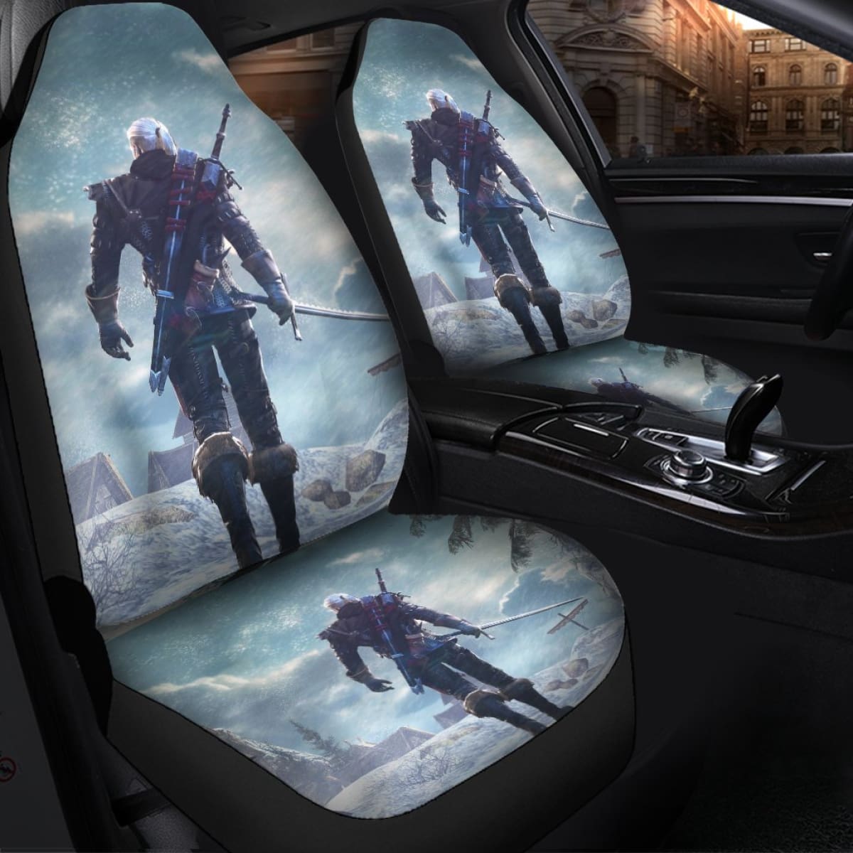 Geralt Of Rivia The Witcher Movie 1 Seat Covers Amazing Best Gift Ideas 2020 Universal Fit 090505
