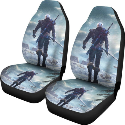Geralt Of Rivia The Witcher Movie 1 Seat Covers Amazing Best Gift Ideas 2020 Universal Fit 090505