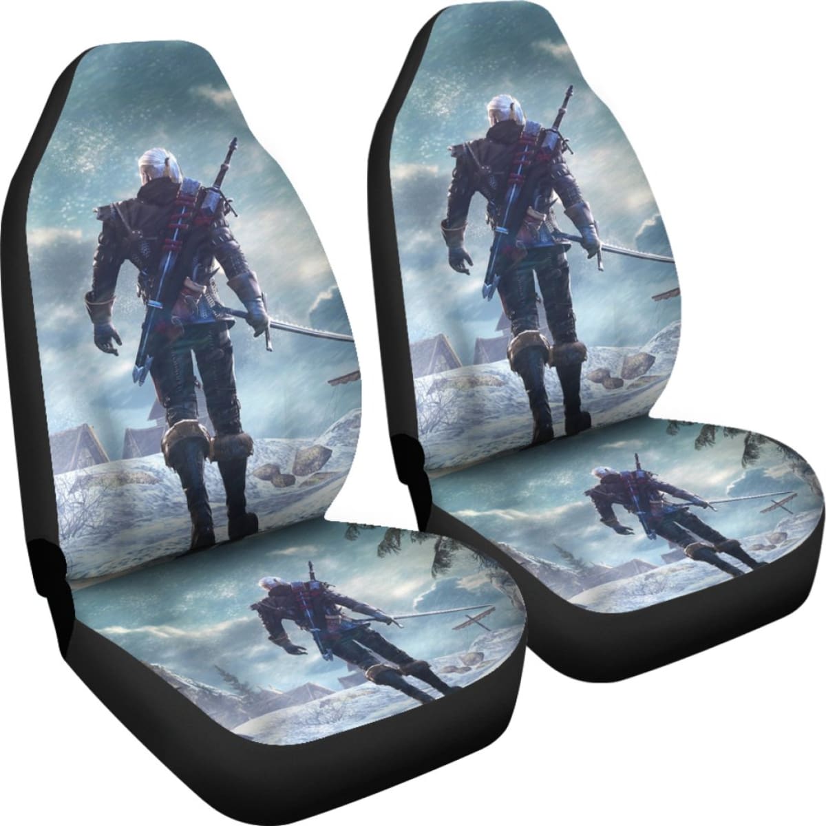 Geralt Of Rivia The Witcher Movie 1 Seat Covers Amazing Best Gift Ideas 2020 Universal Fit 090505