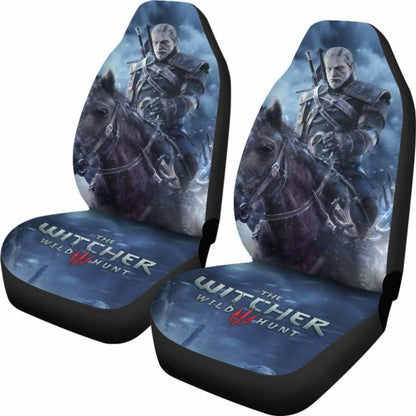 Geralt The Witcher 3: Wild Hunt Car Seat Covers Game Universal Fit 051012