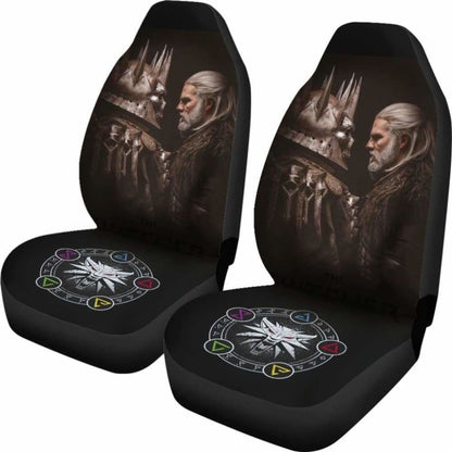 Geralt Vs Eredin The Witcher Car Seat Covers Universal Fit 051012